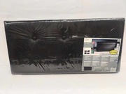 Skrzynia Siedzisko Pufa Do Siedzenia O Wyglądzie Skóry Czarna