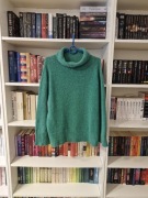 Golf wełna alpaka Culture zielony M/L