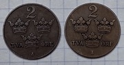 #2758 Szwecja 2 ore 1921 i 1931 piękne 