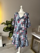 Sukienka midi w kwiaty