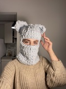 Niebieska kominiarka na kask