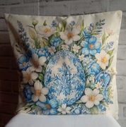 Wielkanocna dekoracyjna poszewka na poduszkę 