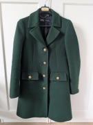 Płaszcz wełniany Zara Premium r. XS - STAN PERFEKCYJNY!