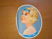 Kobieta blond Textilimpex Łodź broszura ulotka reklamowa Vintage PRL