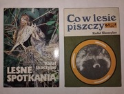 Rafał Skoczylas–2 książki„Leśne spotkania”(1991)+„Co w lesie piszczy”(1990)