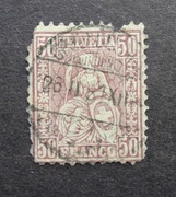 58a # Szwajcaria Helwetia z Mieczem 1867
