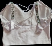 Top Victoria's Secret biały błyszczący cekiny XL/ XXL 