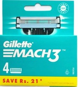 GILLETTE MACH3 ORYGINALNE WKŁADY OSTRZA 4 sztuk