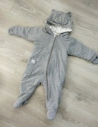 Kombinezon przejściowy niemowlęcy z kapturem, szary, Pinokio 68