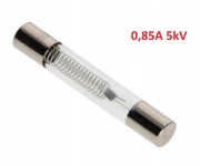 Bezpiecznik do mikrofali mikrofalówki 0,85A 5kV