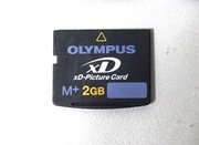 SZYBKA oryginalna karta pamięci xD M+ 2 GB OLYMPUS xD-Picture Card