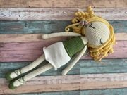 Lalka wróżka zrobiona na szydełku crochet fairy handmade