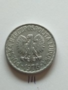 1zł PRL 1978r bzm aluminium