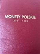 Zestaw monet w klaserze 1973 - 1986