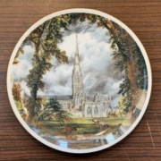 COALPORT Talerz ozdobny porcelanowy SALISBURY KATEDRA