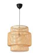 SINNERLIG Lampa wisząca, bambus/wykonano ręcznie, 50 cm