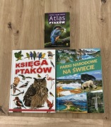 KSIĘGA PTAKÓW, ATLAS PTAKÓW, PARKI NARODOWE NA ŚWIECIE