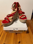  NOWE Espadryle BEBO r. 41 Czerwone
