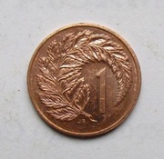 1 Cent 1986 r.  Nowa Zelandia