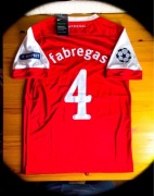 (S) Cesc Fabregas 4 Arsenal 2010/11 Nowa Jersey Koszulka Liga Mistrzów UEFA