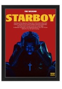 Plakat obraz The Weeknd w ramce 30x40 A3 Album STARBOY muzyka