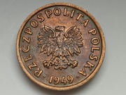 5 groszy 1949 Brąz stan 1 (1122)