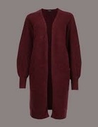 Marks&Spencer  Autograph Mohair Blend Open Front cartigan burgund XL/42