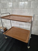 Stolik barek lata 70 składany koła