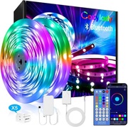 Cozylady Taśmy LED z Bluetoothem, Wi-Fi 15M