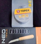 Lut Topex 1mm/100g i nóż monterski-Neo Nowe Okazja...