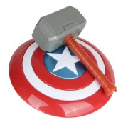 Zestaw Avengers Kapitan Ameryka Tarcza i Młot Thora Cosplay Zabawki