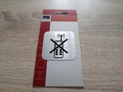 Tabliczka samoprzylepna inox zakaz telefonowania a'la Casa