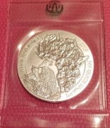 Rwanda African Ounce Trzewikodziób srebro 2019 r.