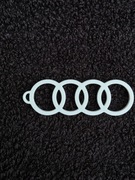 Brelok Audi Klasyk - Druk 3D - Biały