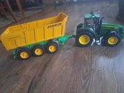 Bruder Ciągnik John Deere 7R 350 Zielony +Joskin Przyczepa samowyładowcza