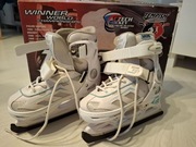 Łyżwy figurowe regulowane dziecięce dziewczęce