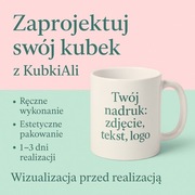 Kubek z własnym nadrukiem | Personalizowany prezent od KubkiAli