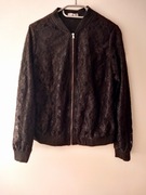 Wyprzedaż Bluza czarna damska w koronkę roz.S wymiary opis