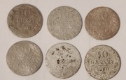 10 groszy 1840 zestaw 6szt srebro
