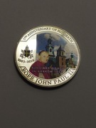 Posrebrzana moneta Republika Palau 1 dolar 2010r. - Jan Paweł II - Rzadka