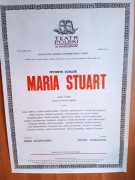 Warszawa. Afisz -"Maria Stuart" Teatr Polski 1979 r 