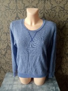 niebieska bluza 70% bawełna