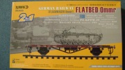 Sabre 35A03 1:35 German Railway Flachwagen Ommr 2in1