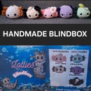 Handmade blindbox- ręcznie robione blindboxy z aksolotlami