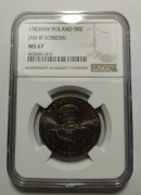 50 zł 1983, Sobieski, NGC MS67