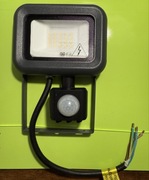 Naświetlacz LED 10W ANLUX z czujnikiem ruchu PIR | 4000K IP65