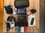 Nintendo Switch V2 duży zestaw + gra Mario