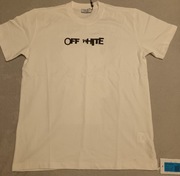 OFF-WHITE koszulka męska rozmiar XL biała 