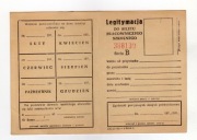 Legitymacja - Bilet pracowniczy - Bytom ( blankiet )