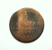 1/2 Krajcara 1789 r.  Prusy